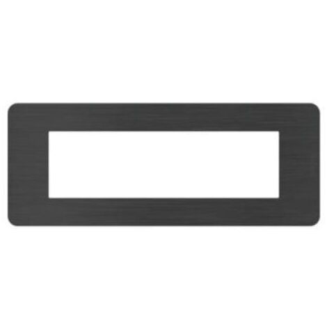 Placca Bticino MatixGO Black Nickel 7M JA4807EN