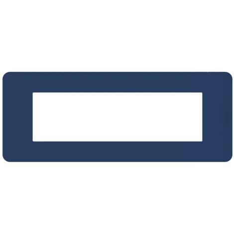 Placca Bticino MatixGO Blue 7M JW4807TB