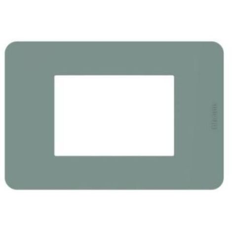 Placca Bticino MatixGO Tones 503 3 moduli Agave JA4803TA