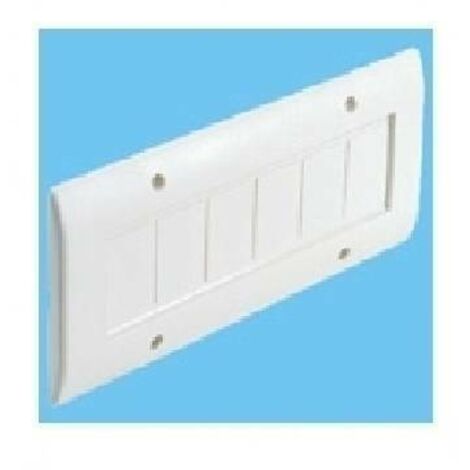 Placca Cieca 6 Moduli Per Scatole Canali Tba-Tbn-Tcn ( Bocchiotti Cod. B04213 )