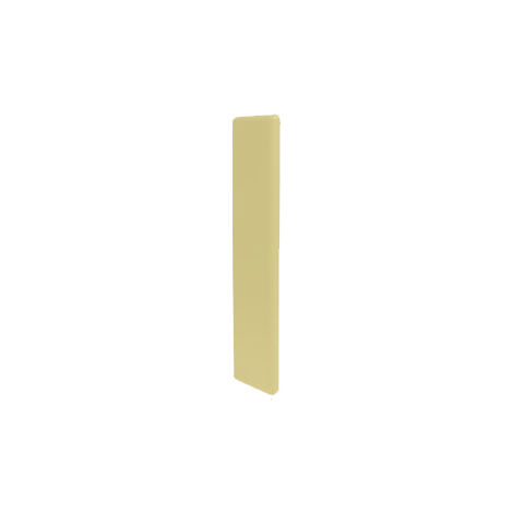 PLACCA CIECA PER AVVOLGITORI UNIVERSALE IN ABS ORO- 1,0 pz