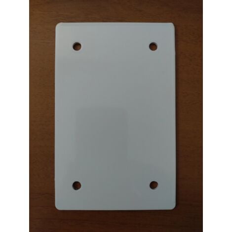 ROLLMATIK Placca cieca spessorata per cassetta argano Bianco