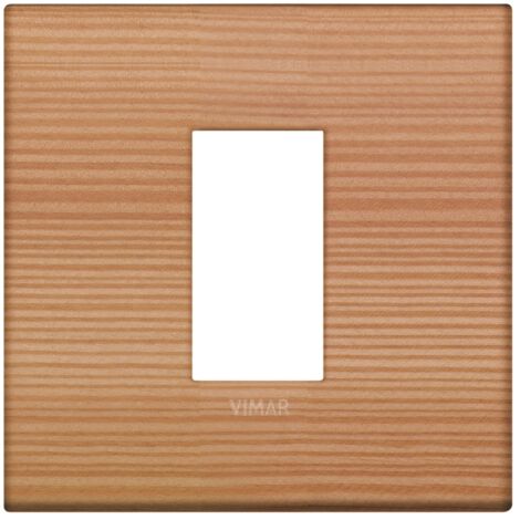 Placca Classic 1M larice scatola rotonda Vimar Arkè 19641.43