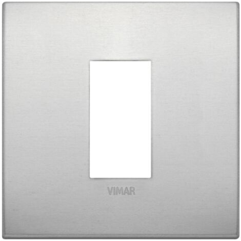 Placca Classic 1M naturale scatola rotonda Vimar Arkè 19641.15