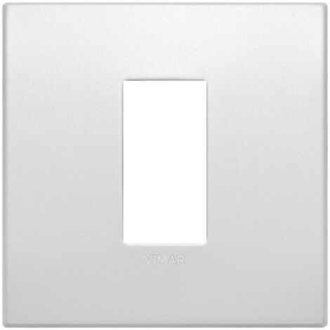 Placca Classic 1M perla matt scatola rotonda Vimar Arkè 19641.05