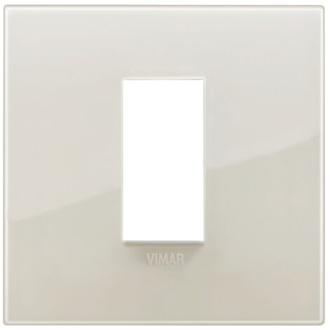 Placca Classic 1M Reflex avorio scatola rotonda Vimar Arkè 19641.67