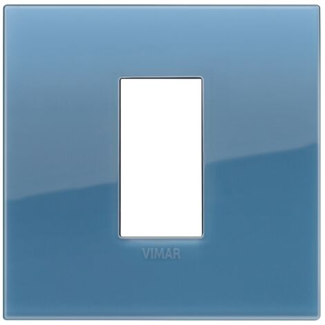 Placca Classic 1M Reflex oltremare scatola rotonda Vimar Arkè 19641.64