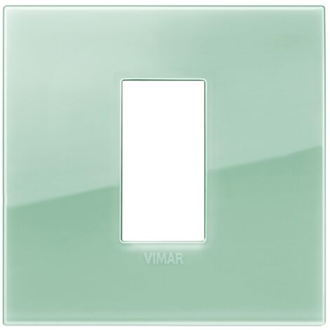 Placca Classic 1M Reflex salvia scatola rotonda Vimar Arkè 19641.65