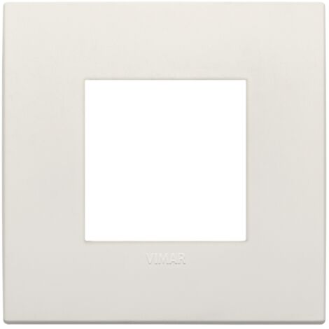 Placca Classic 2M avorio scatola rotonda Vimar Arkè 19642.73