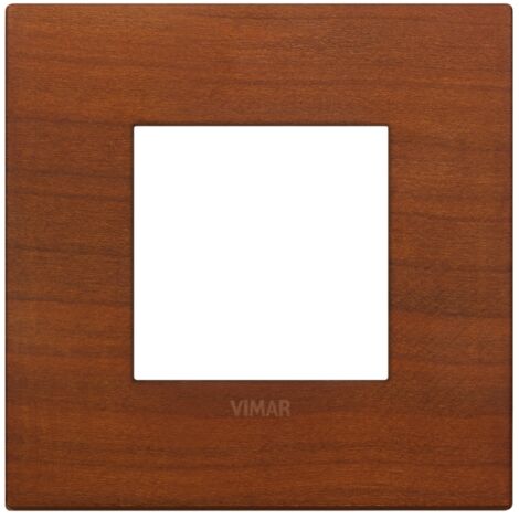 Placca Classic 2M ciliegio scatola rotonda Vimar Arkè 19642.42