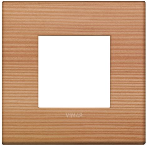 Placca Classic 2M larice scatola rotonda Vimar Arkè 19642.43