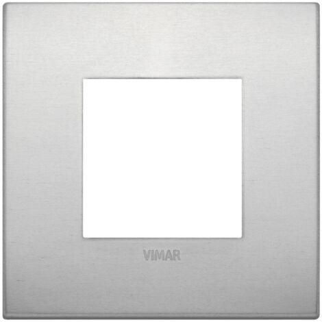 Placca Classic 2M naturale scatola rotonda Vimar Arkè 19642.15