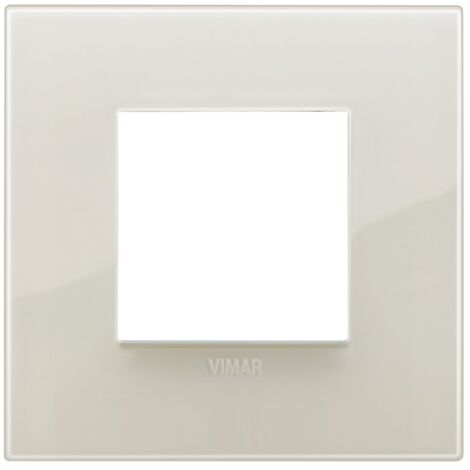 Placca Classic 2M Reflex avorio scatola rotonda Vimar Arkè 19642.67