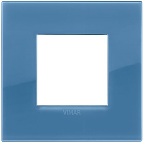 Placca Classic 2M Reflex oltremare scatola rotonda Vimar Arkè 19642.64