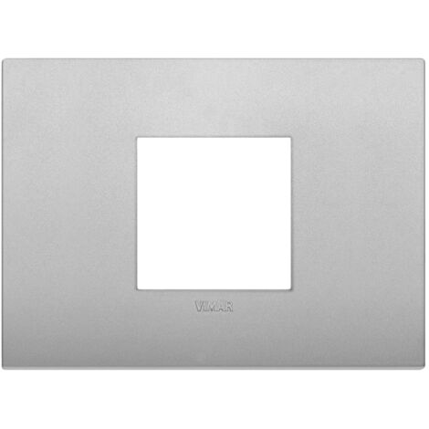 Placca Classic 2M silver matt Vimar Arkè  19652.79