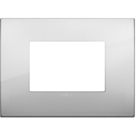 Placca Classic 3M argento Vimar Arkè 19653.03