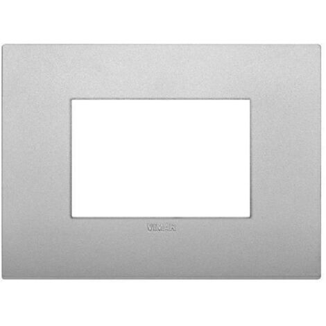 Placca Classic 3M silver matt Vimar Arkè 19653.79