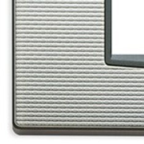 Placca Classic 4M Inox Cotton ( VIMAR cod. 20654.92 )