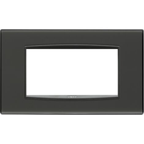 Placca Classic 4M Reflex antracite Eikon vimar 20654.42