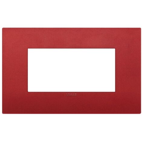 Placca Classic 4M rosso matt Vimar Arkè 19654.75