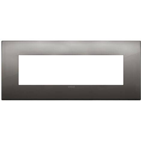 Placca Classic 7M cromo nero Vimar Arkè 19657.09