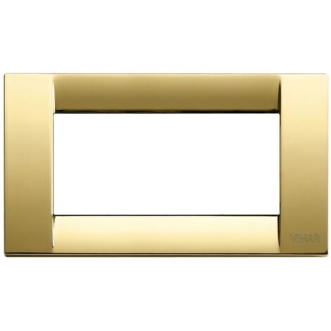 Placca Classica 4M oro lucido Vimar Idea 16734.32