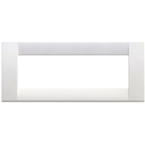 Placca Classica 6M bianco brillante Vimar Idea 16746.01