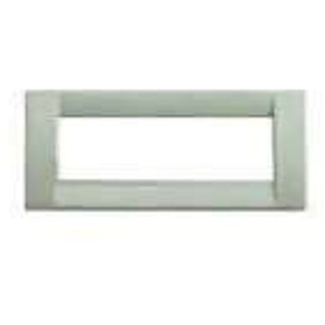 Placca Classica 6M Metallo Sabbia ( VIMAR cod. 16736.09 )