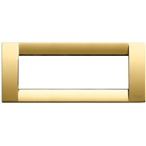 Placca Classica 6M oro lucido Vimar Idea 16736.32