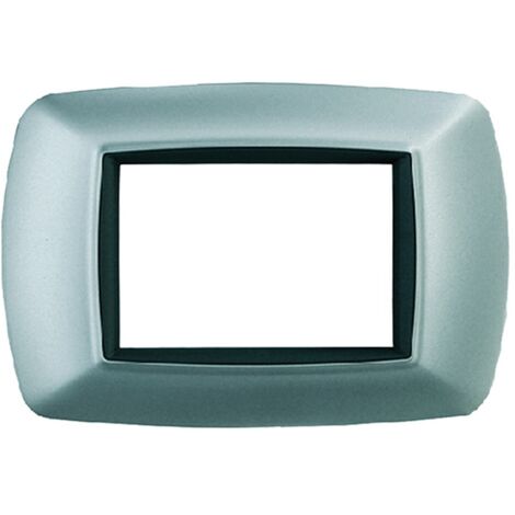 PLACCA COL. ALLUMINIO CHIARO 'LIFE' 3 posti - 2983/AC
