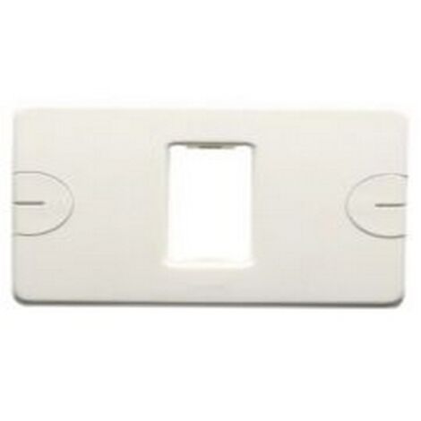 Placca Compact 1 Posto, Bianco Nuvola, System