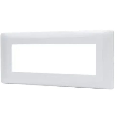 placca compatibile matix colore bianco 6 fori