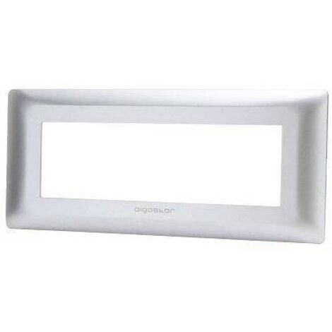 PLACCA COPRIFRUTTI ABM - ARGENTO POSTI 6 MM 190X85 - 8 pezzi