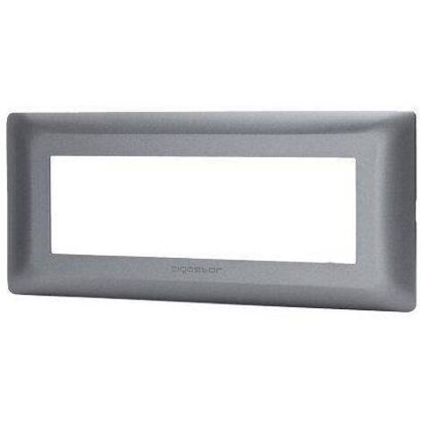 PLACCA COPRIFRUTTI ABM - GRIGIO SCURO POSTI 6 MM 190X85 - 8 pezzi
