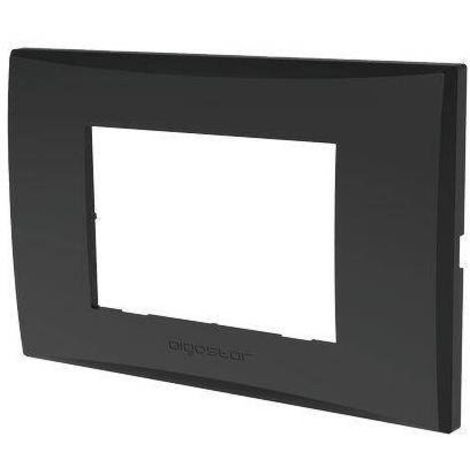 PLACCA COPRIFRUTTI AVP - NERO POSTI 3 MM 120X85 - 8 pezzi