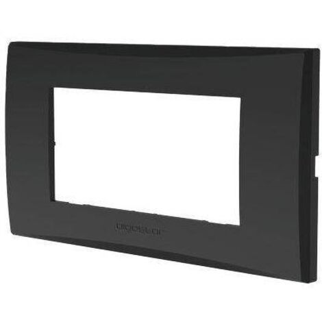 PLACCA COPRIFRUTTI AVP - NERO POSTI 4 MM 140X85 - 8 pezzi