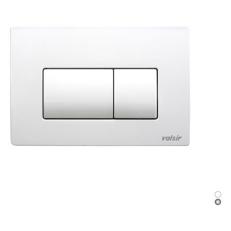Placca di comando 215x145 per Tropea S doppio scarico cromato lucido