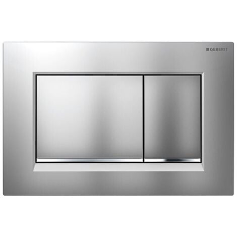 SJQKA Placca di comando doppia Geberit Sigma30, cromo opaco (115.883.JQ.1)