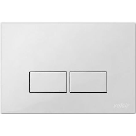 PLACCA DI COMANDO DUE TASTI MODELLO TROPEA P3 CROMO SATINATA - CROMO SATINATO - DIMENSIONI: L.215XH.145XP.6,5 MM  - VIL
