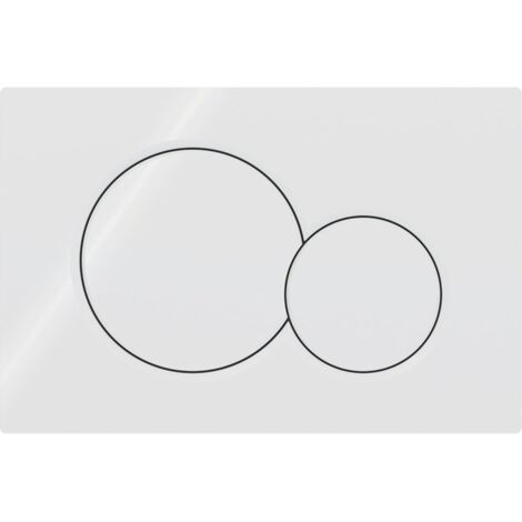 Placca di comando GEBERIT SIGMA 01 - Adatta per serbatoio acqua UP320 / UP720 - 115.770.11.5 - Bianca