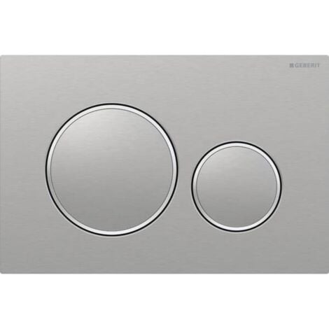 COOCHEER Placca di comando Geberit Sigma 20 115.882.SN.1 - Acciaio Inox Spazzolato