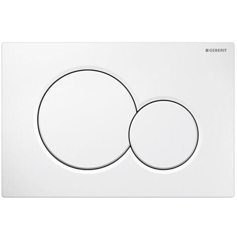 SJQKA Placca di comando GEBERIT Sigma01 bianco-alpino (115.770.11.5)