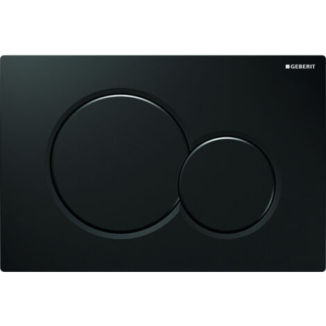 Placca di comando Geberit Sigma01, nero lucido