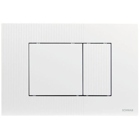 Placca di comando metis art.670060 per cassetta wc incasso