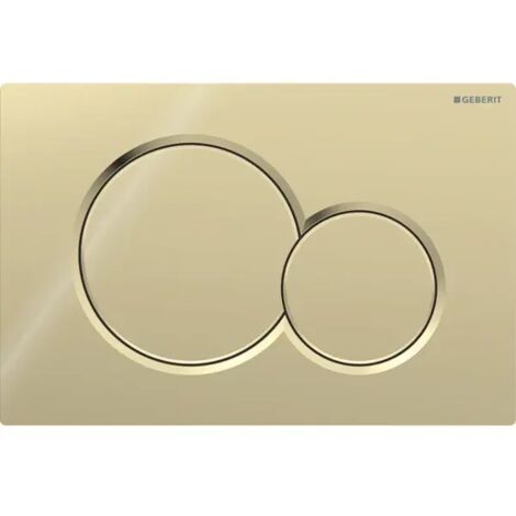 PLACCA DI COMANDO MOD. SIGMA01 GEBERIT Ottone Lucido