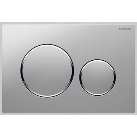 PLACCA DI COMANDO SIGMA20 DOPPIO TASTO - ACCIAO INOX