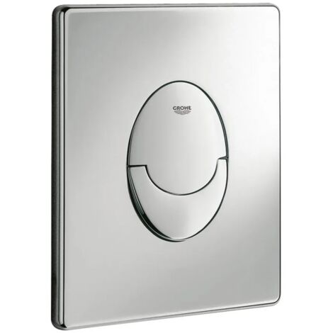 PLACCA DI COMANDO SKATE AIR DOPPIO TASTO  CROMATA     GROHE