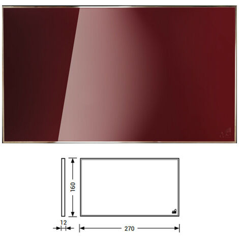 Placca Di Comando - TODINI - Bordeau x - Scarico Singolo - Compatibile Con Cassette Linea IDEA AIR - In Abs e Ple x iglas 