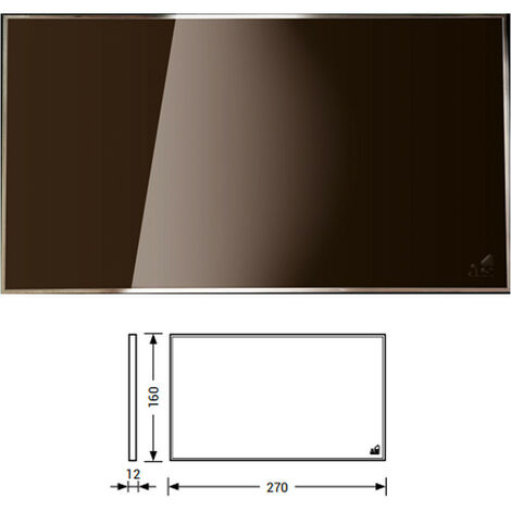 Placca Di Comando - TODINI - Bronzo - Scarico Singolo - Compatibile Con Cassette Linea IDEA AIR - In Abs e Ple x iglas 