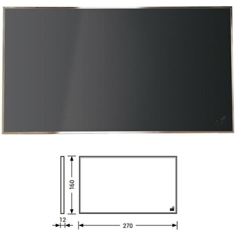 Placca Di Comando - TODINI - Scarico Singolo - Compatibile Con Cassette Della Linea IDEA AIR - In Abs e Ple x iglas - Antracite